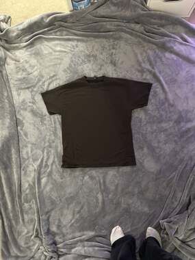 Gildan Heavy Cotton Blank Short Sleeve T-Shirt in Dark Chocolate Brown